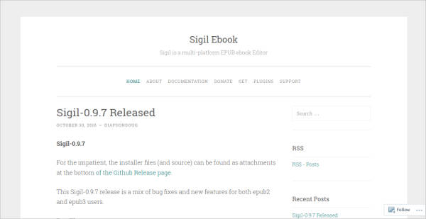 Sigil ebook template